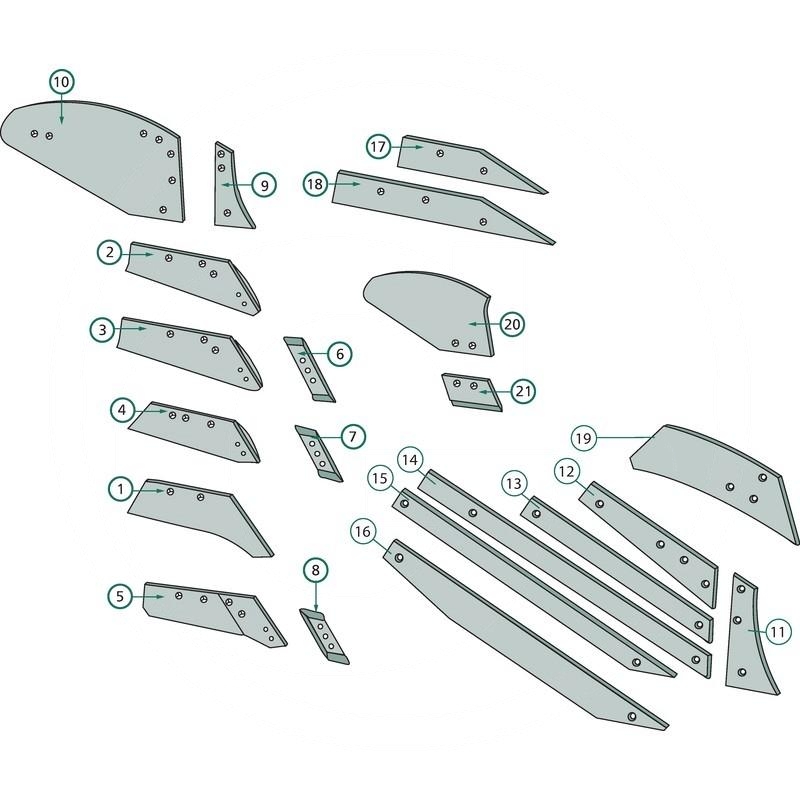  Mouldboard tip | 27010702